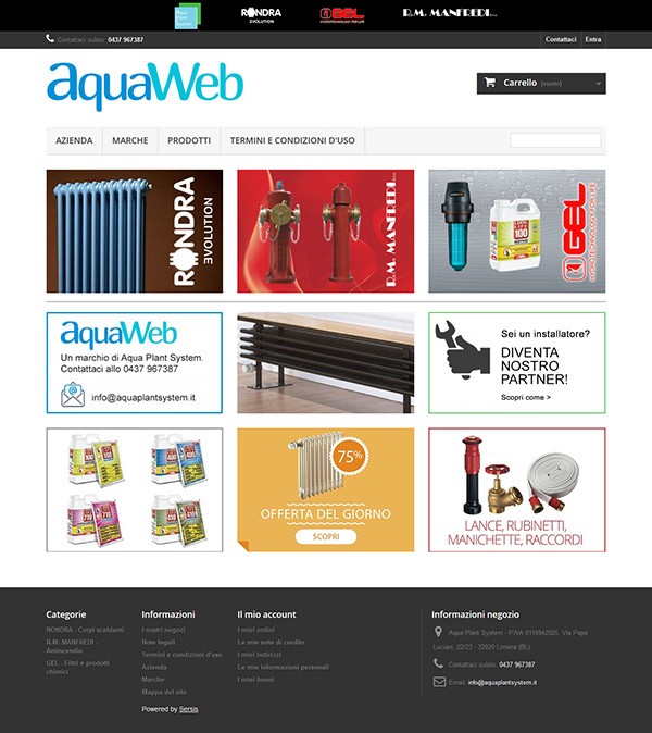 aqua web shop