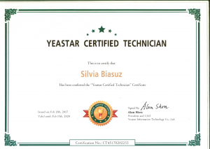 certificato tecnico yeastar